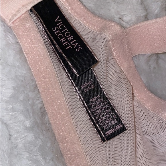 Victorias Secret Very Sexy Push up Bra Pink Lace & Rhinestone Straps - Picture 8 of 9